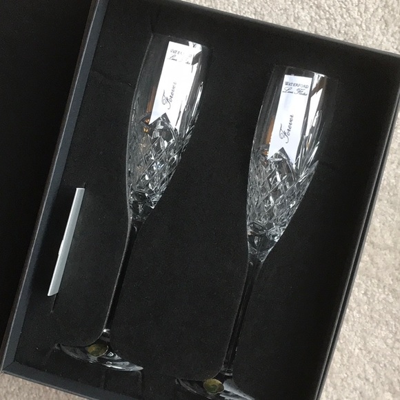 WATERFORD “ Love “ flutes  *NEW* - Picture 2 of 6